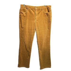Chaps Size 16 Camel Corduroy Pants Excellent Condition Dark Khaki Winter